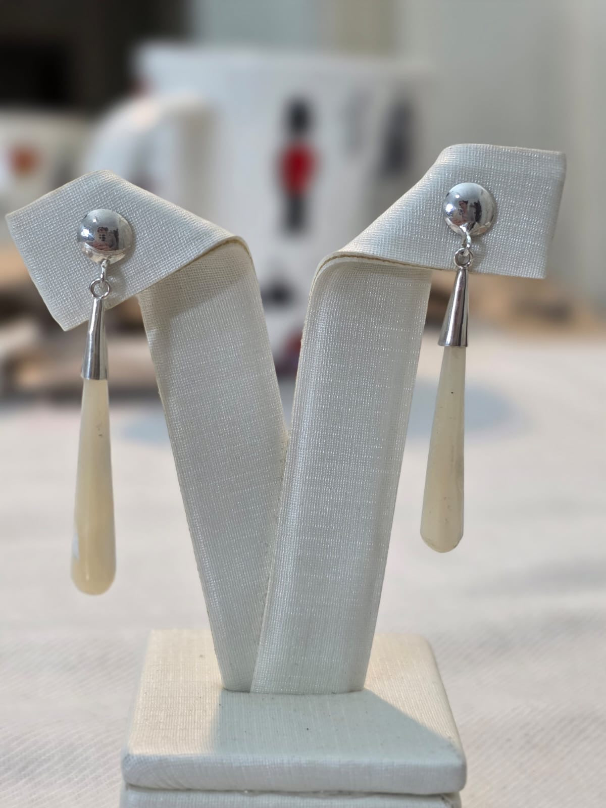 Brinco em Prata e Madrepérola bf383