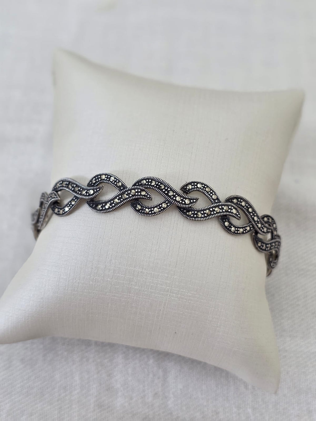 Pulseira em Prata 925 e Marcassitas p72