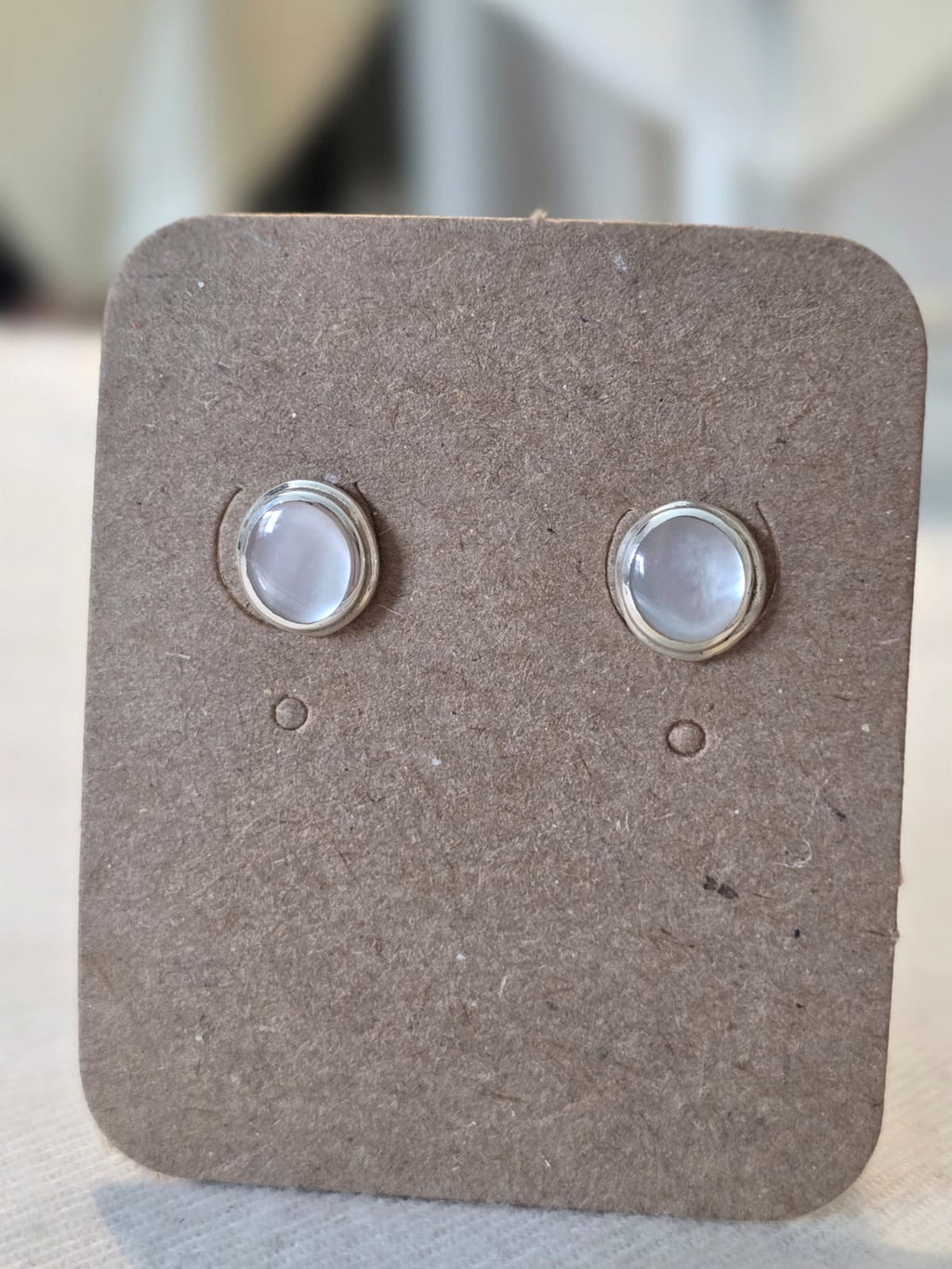 Brincos em Prata 925 e Abalone bf248.