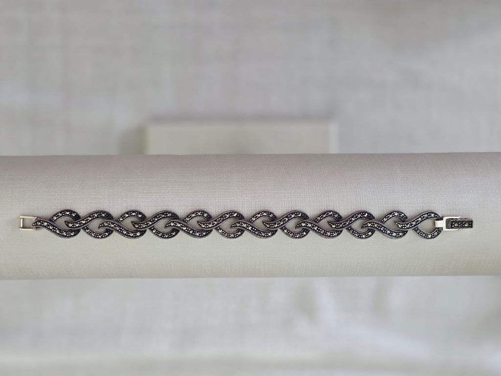 Pulseira em Prata 925 e Marcassitas p72