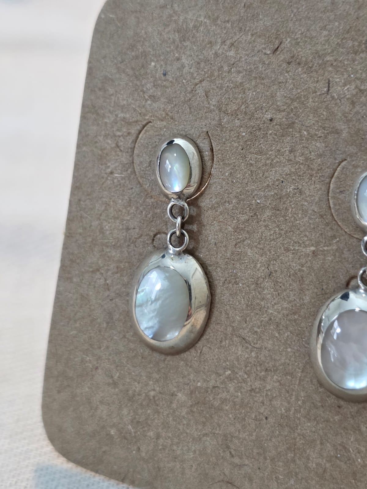 Brinco em Prata e Madrepérola bf383