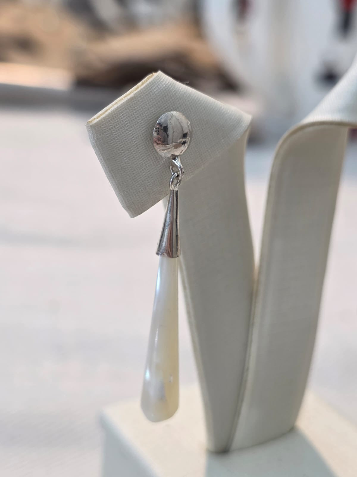 Brinco em Prata e Madrepérola bf383