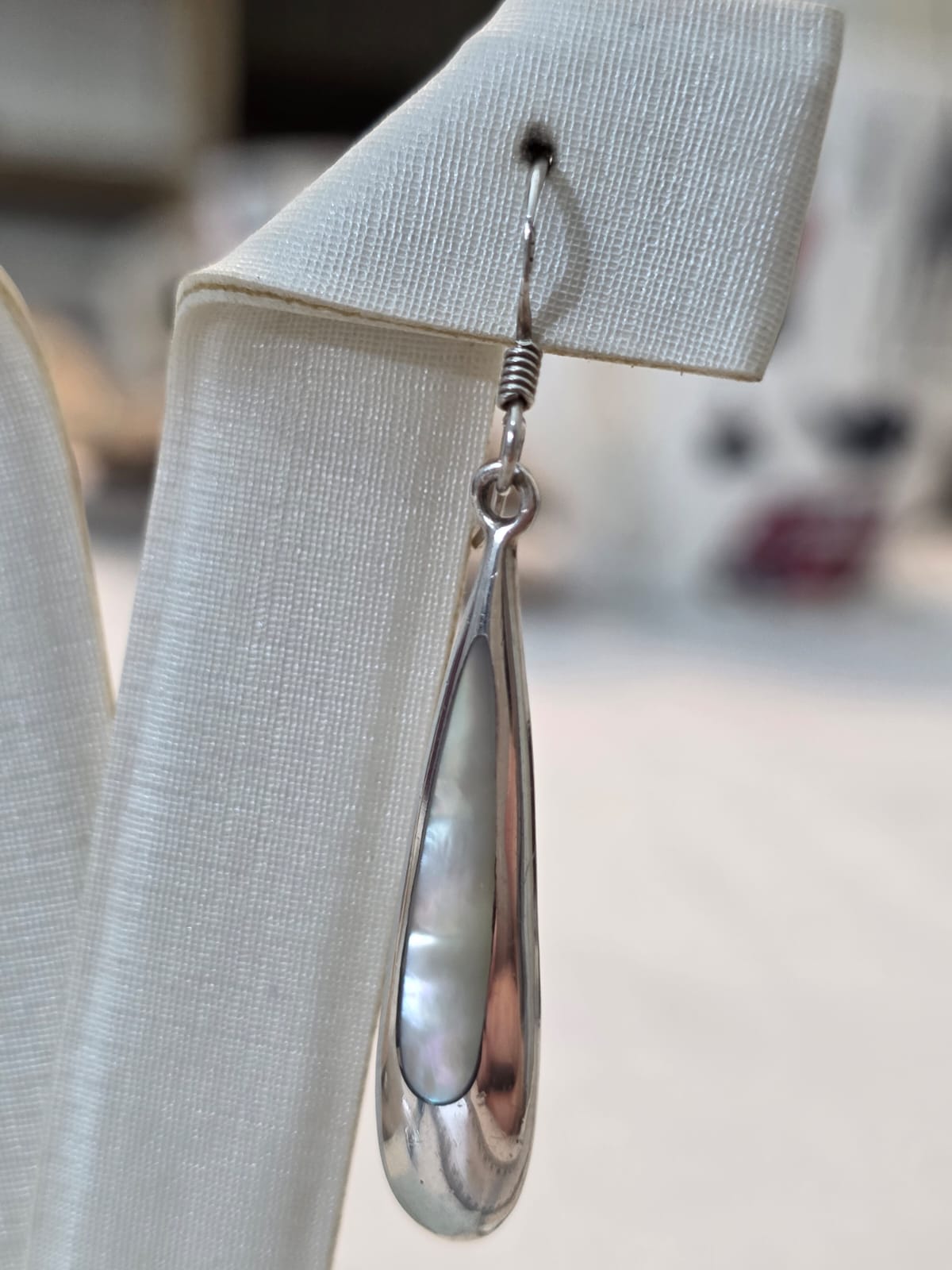 Brinco em Prata e Madrepérola bf382