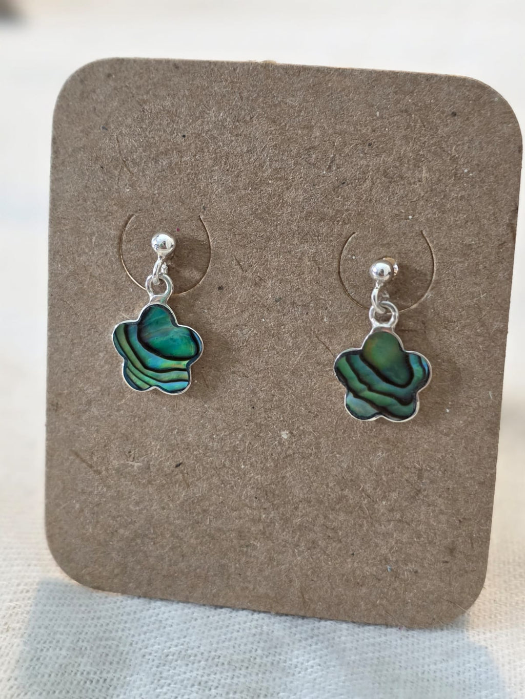 Brincos em Prata 925 e Abalone bf397b