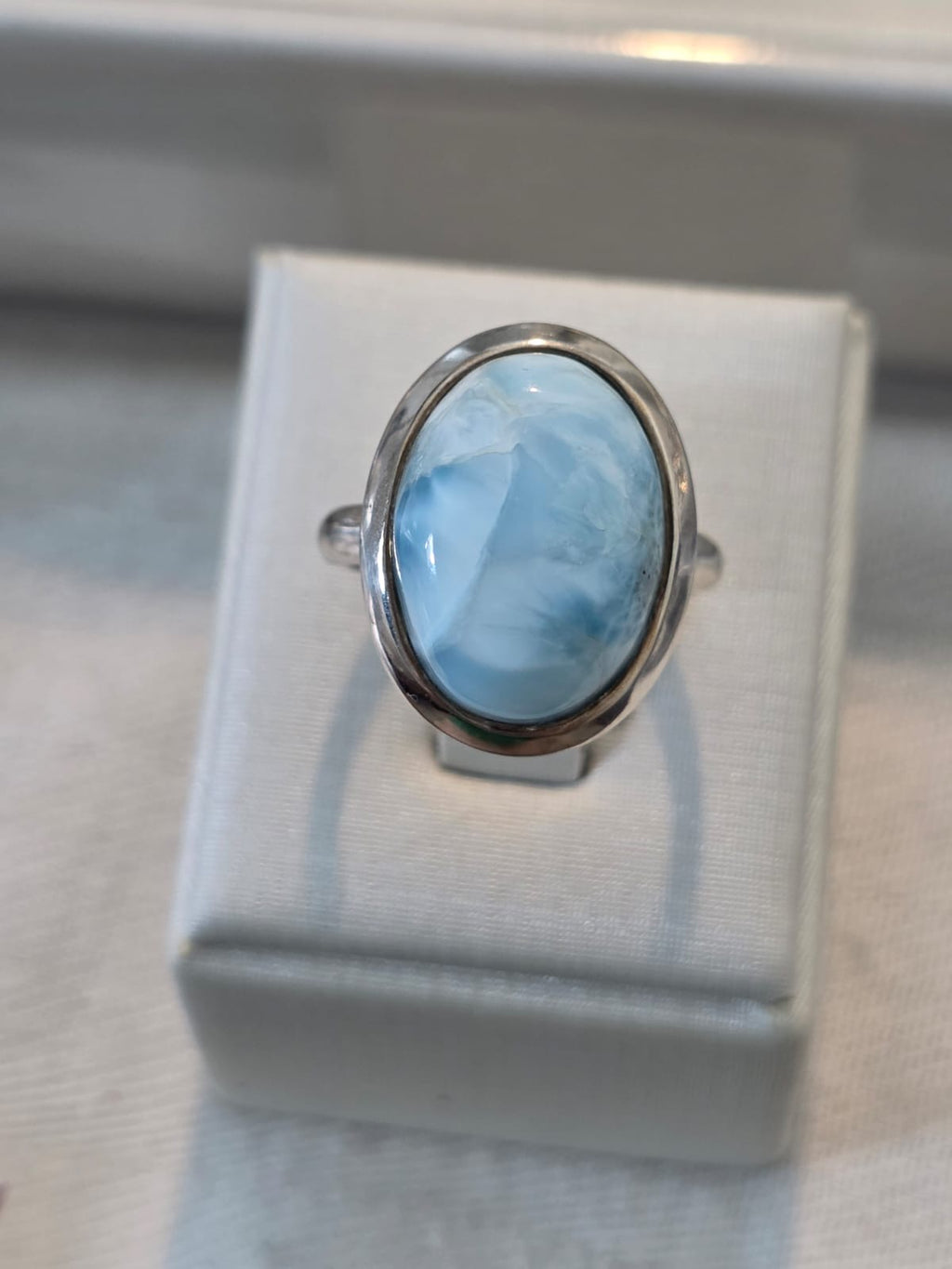 Anel em Prata 925 Larimar af196