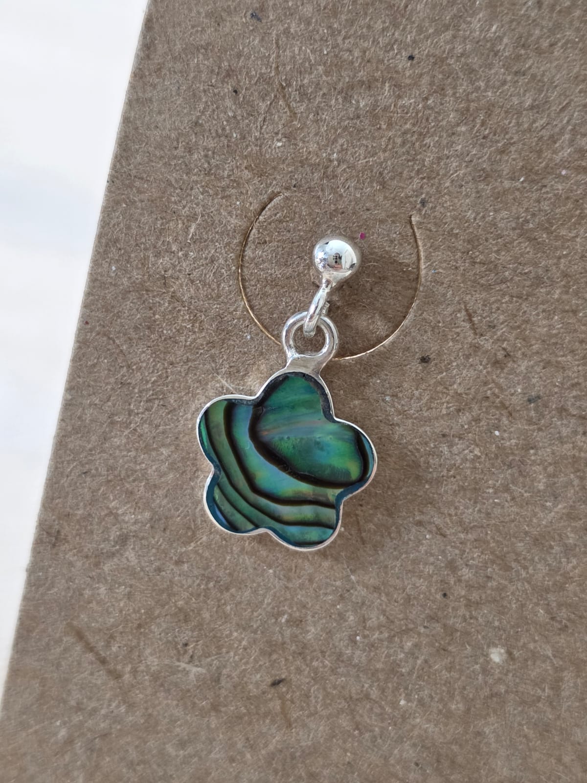 Brincos em Prata 925 e Abalone bf397b