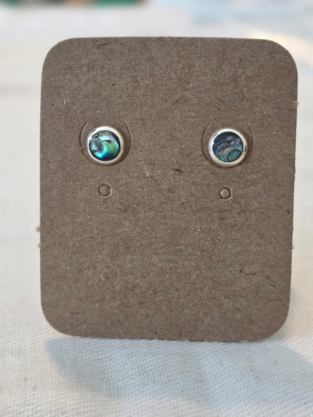 Brinco em Prata e Abalone bf389a.