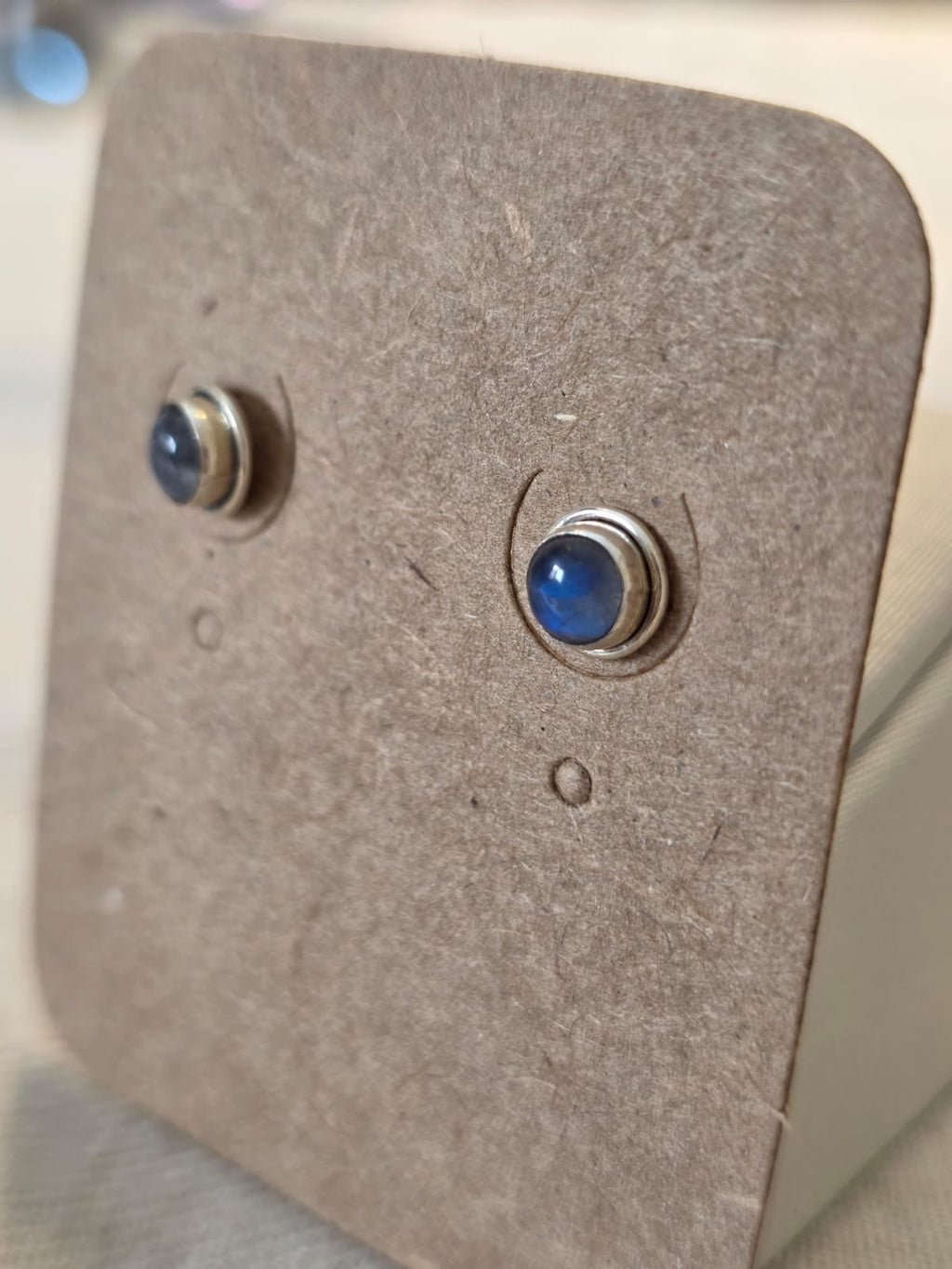 Brincos em Prata 925 e Pedra da Lua bf213.