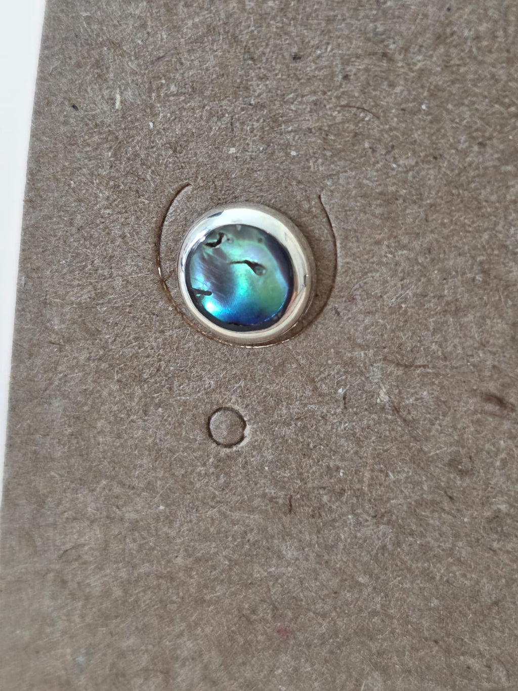 Brinco em Prata e Abalone bf389a.