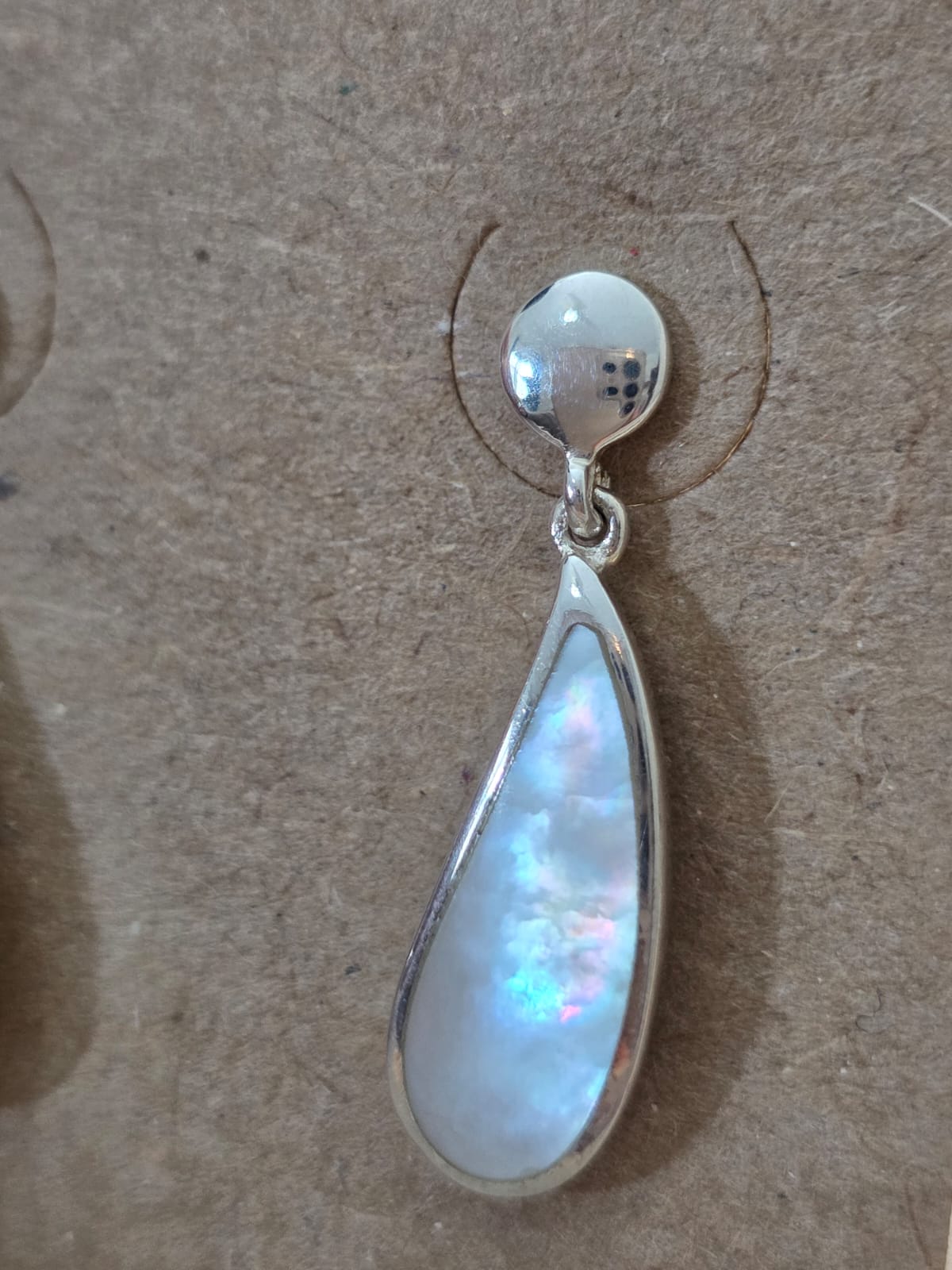 Brinco em Prata e Madrepérola bf384