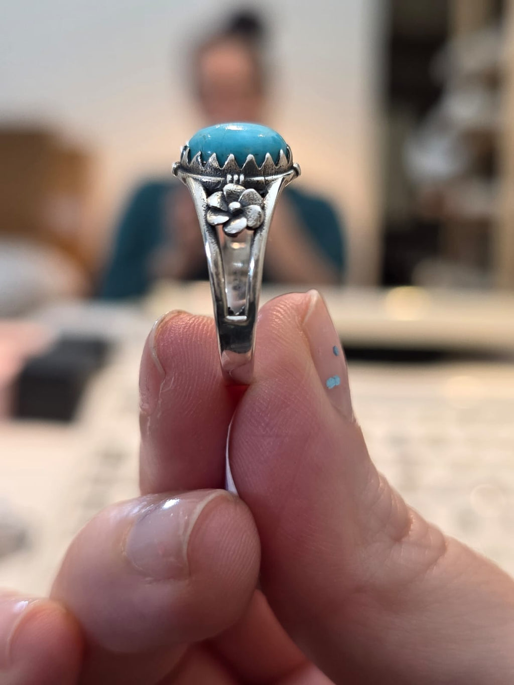 Anel em Prata 925 e Pedra da Lua af354b