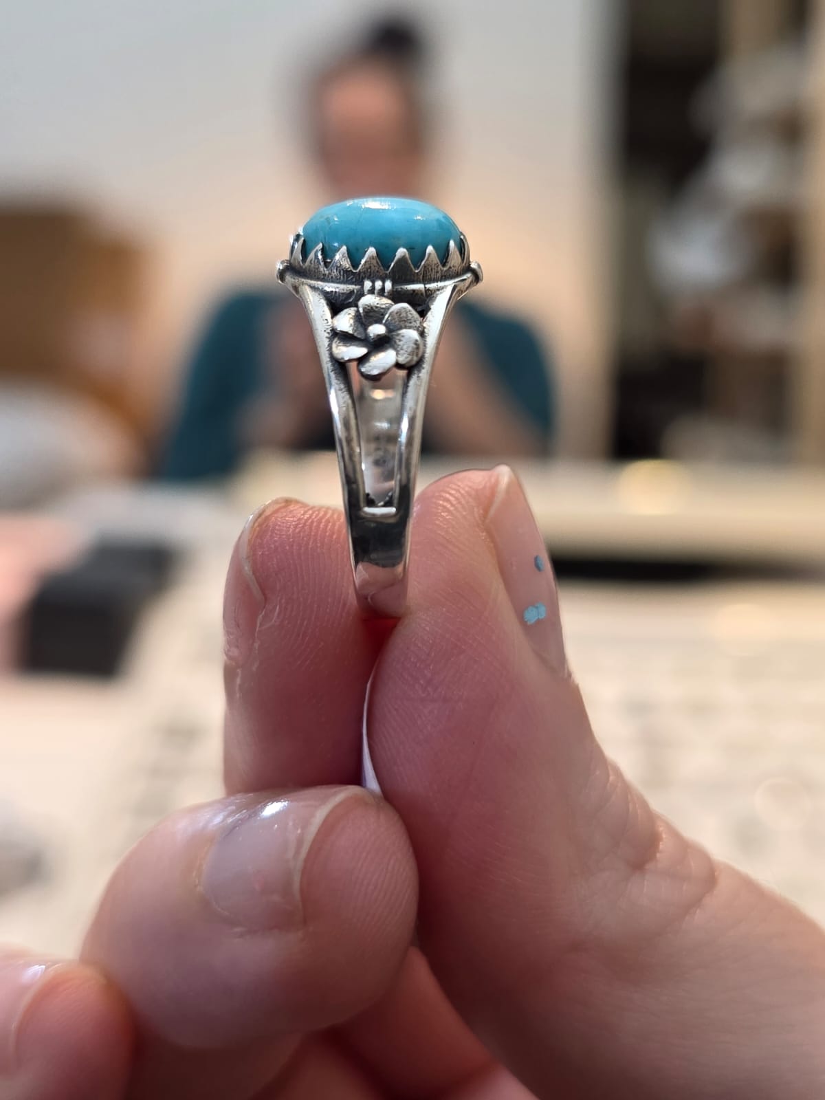 Anel em Prata 925 e Pedra da Lua af354b