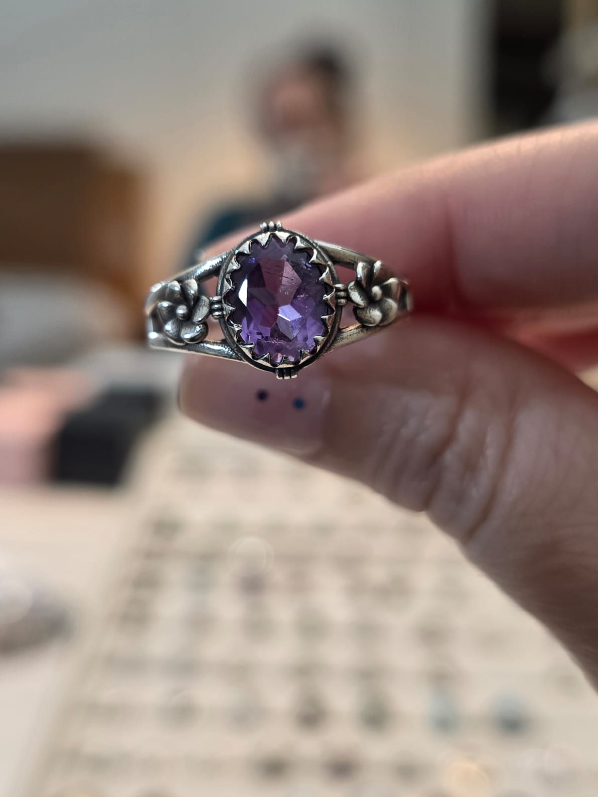 Anel em Prata 925 e  Ametista af354a