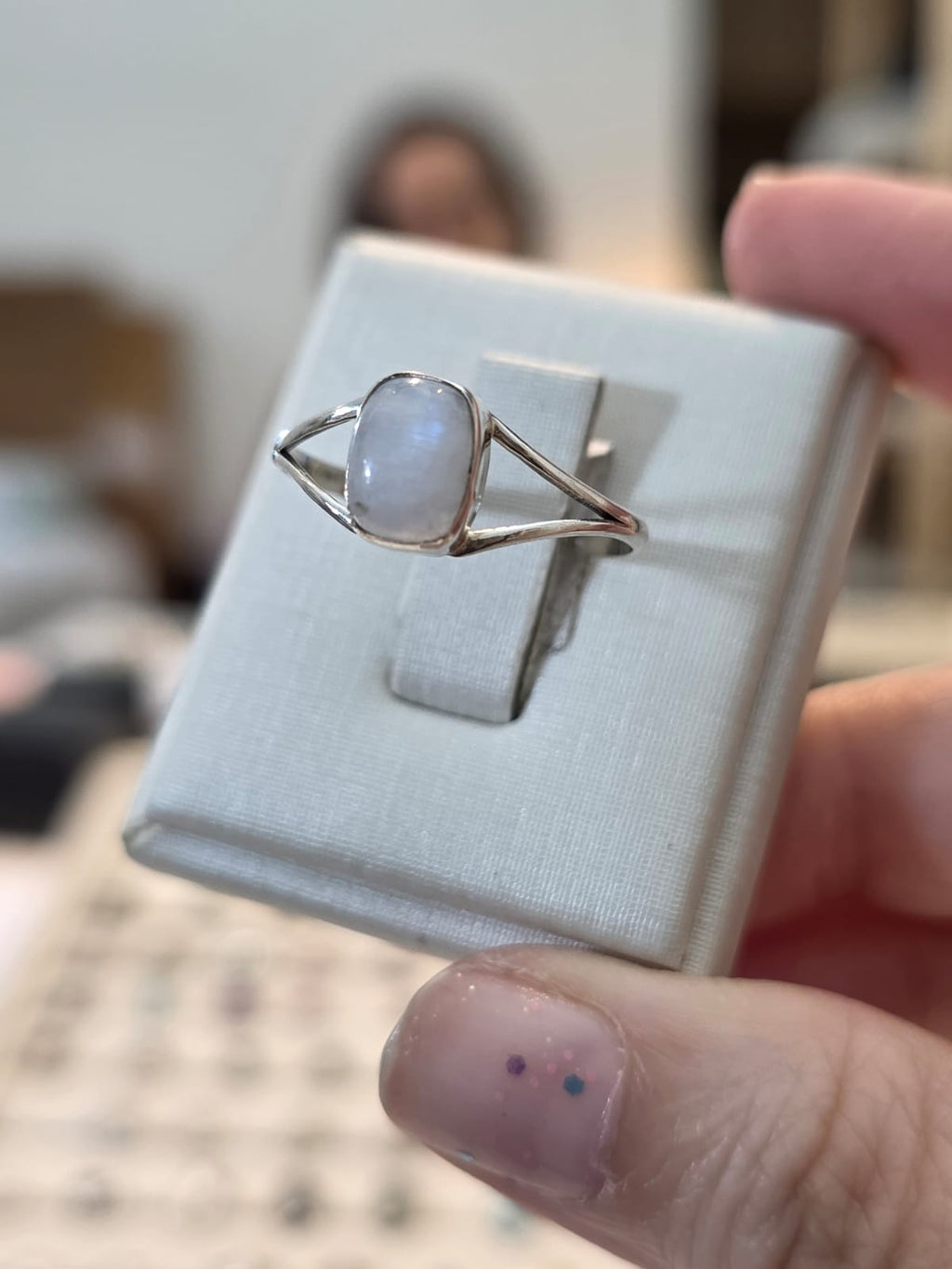 Anel Prata 925 e Pedra da Lua af506b