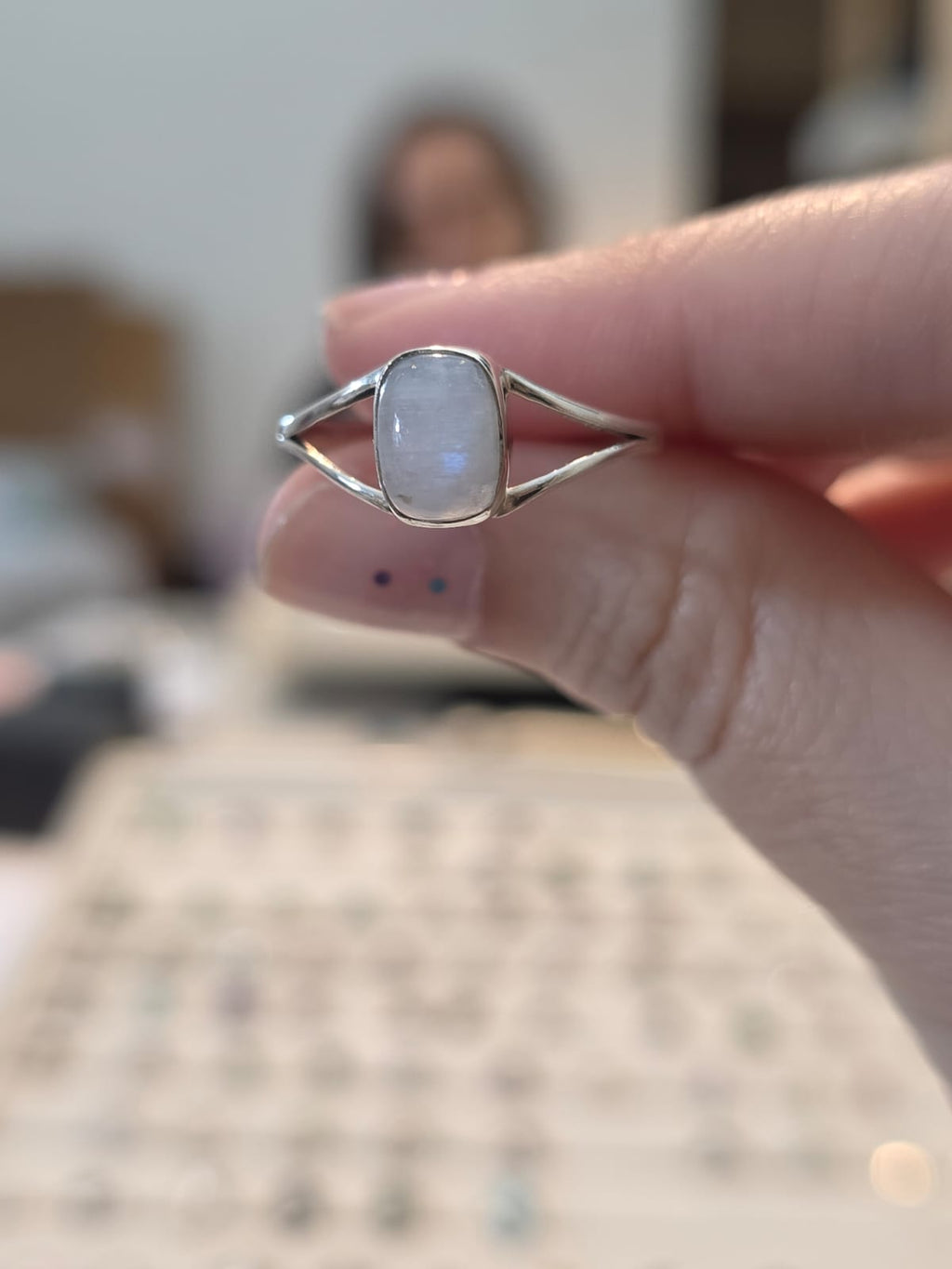 Anel Prata 925 e Pedra da Lua af506b