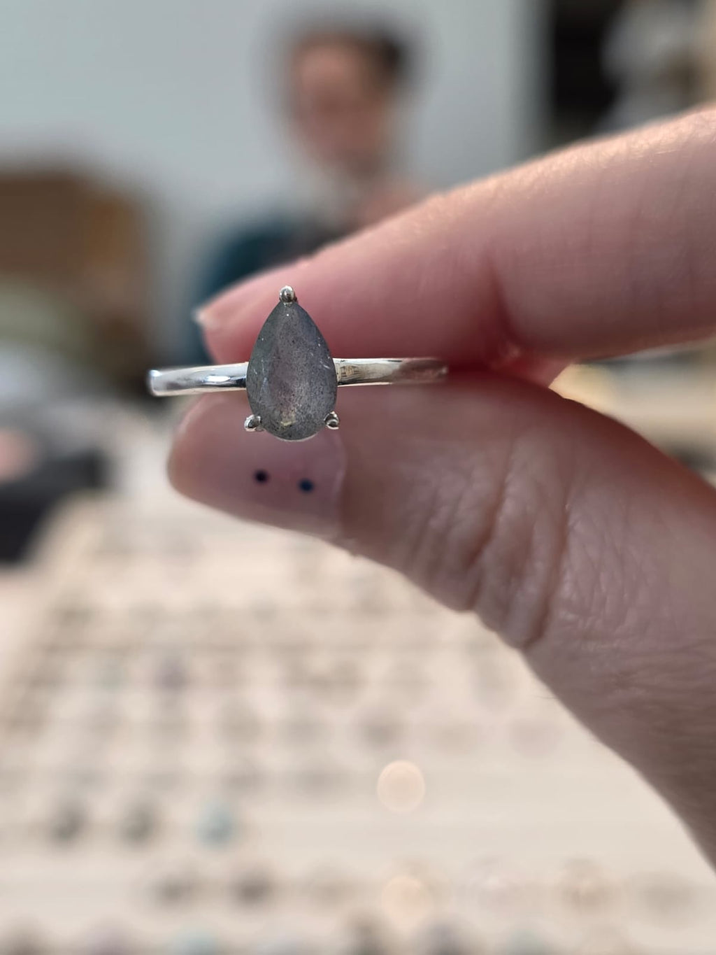 Anel em Prata 925 e Labradorita af474b.