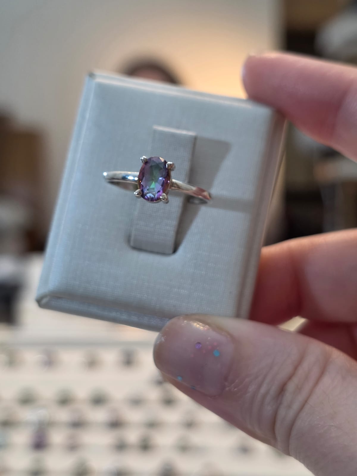 Anel em Prata 925 e Topázio Místico af367