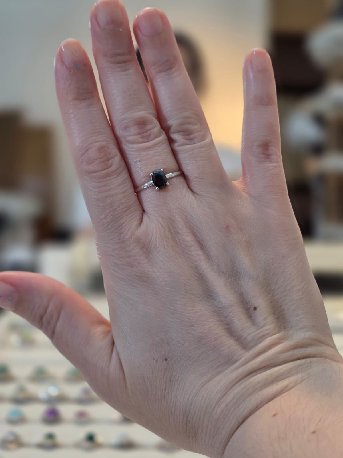 Anel em Prata 925 e Melanita af367d