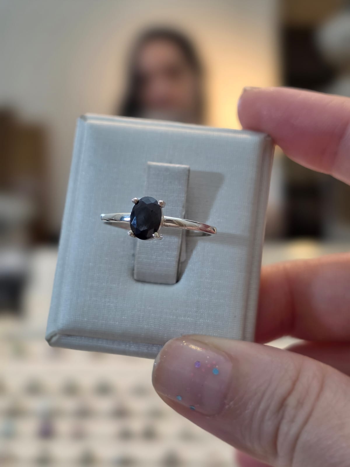 Anel em Prata 925 e Melanita af367d