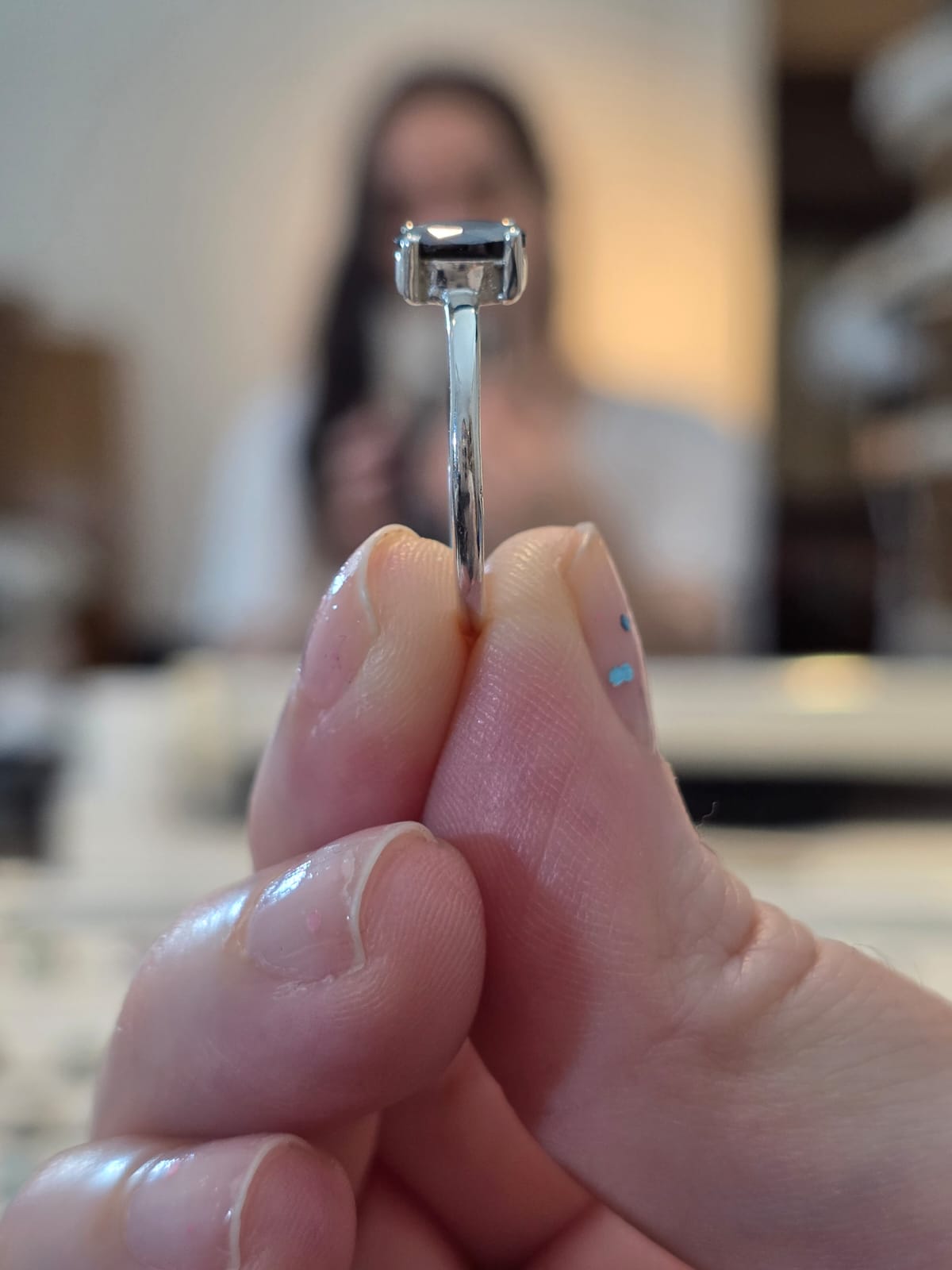 Anel em Prata 925 e Melanita af367d