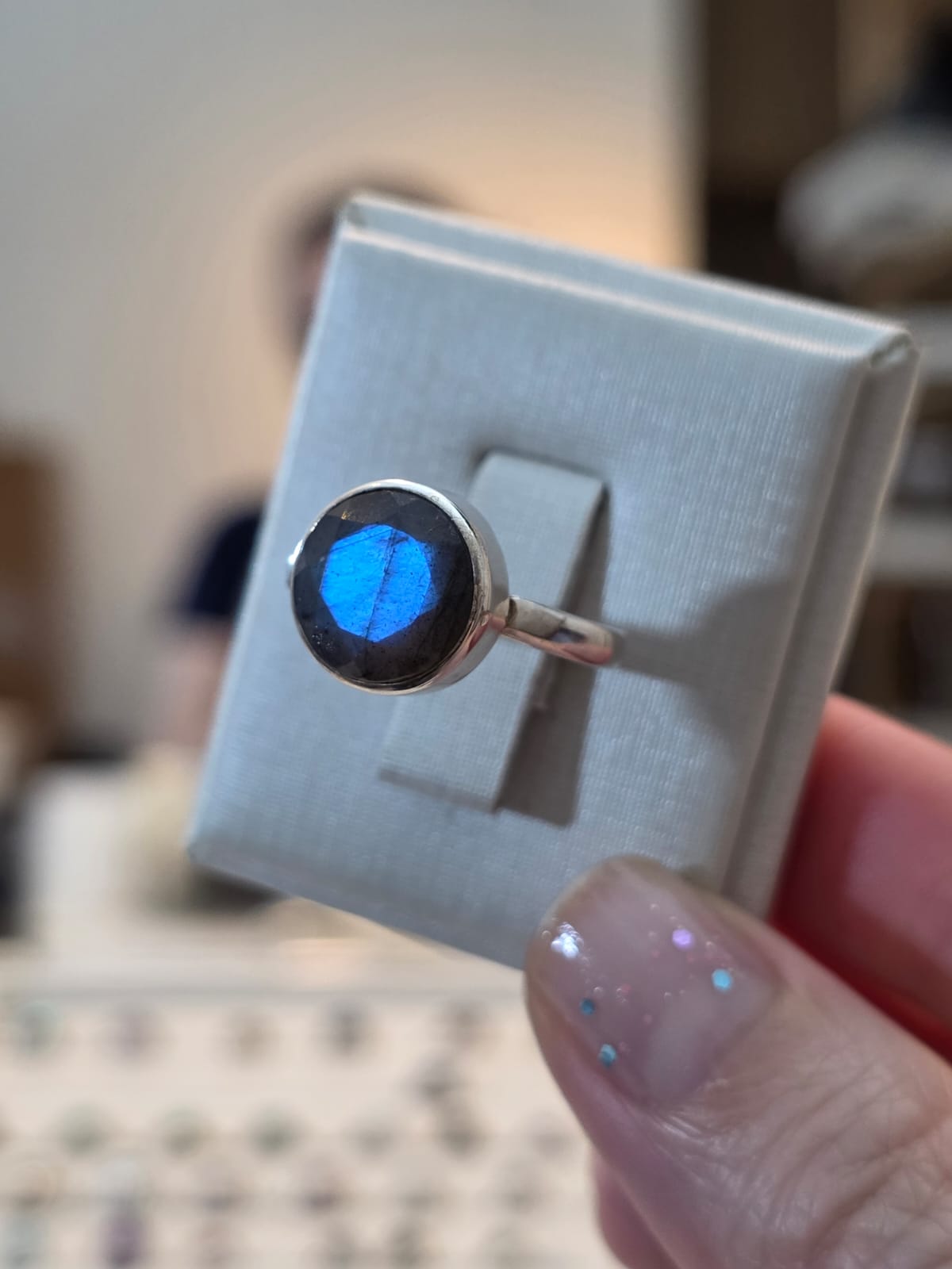 Anel em Prata 925 e Labradorita af71