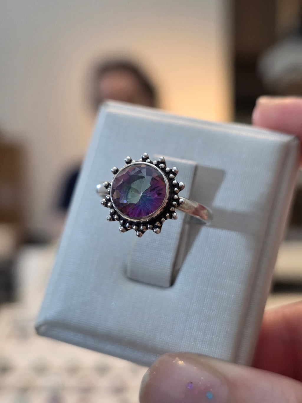 Anel em Prata 925 e Topázio Místico af392c