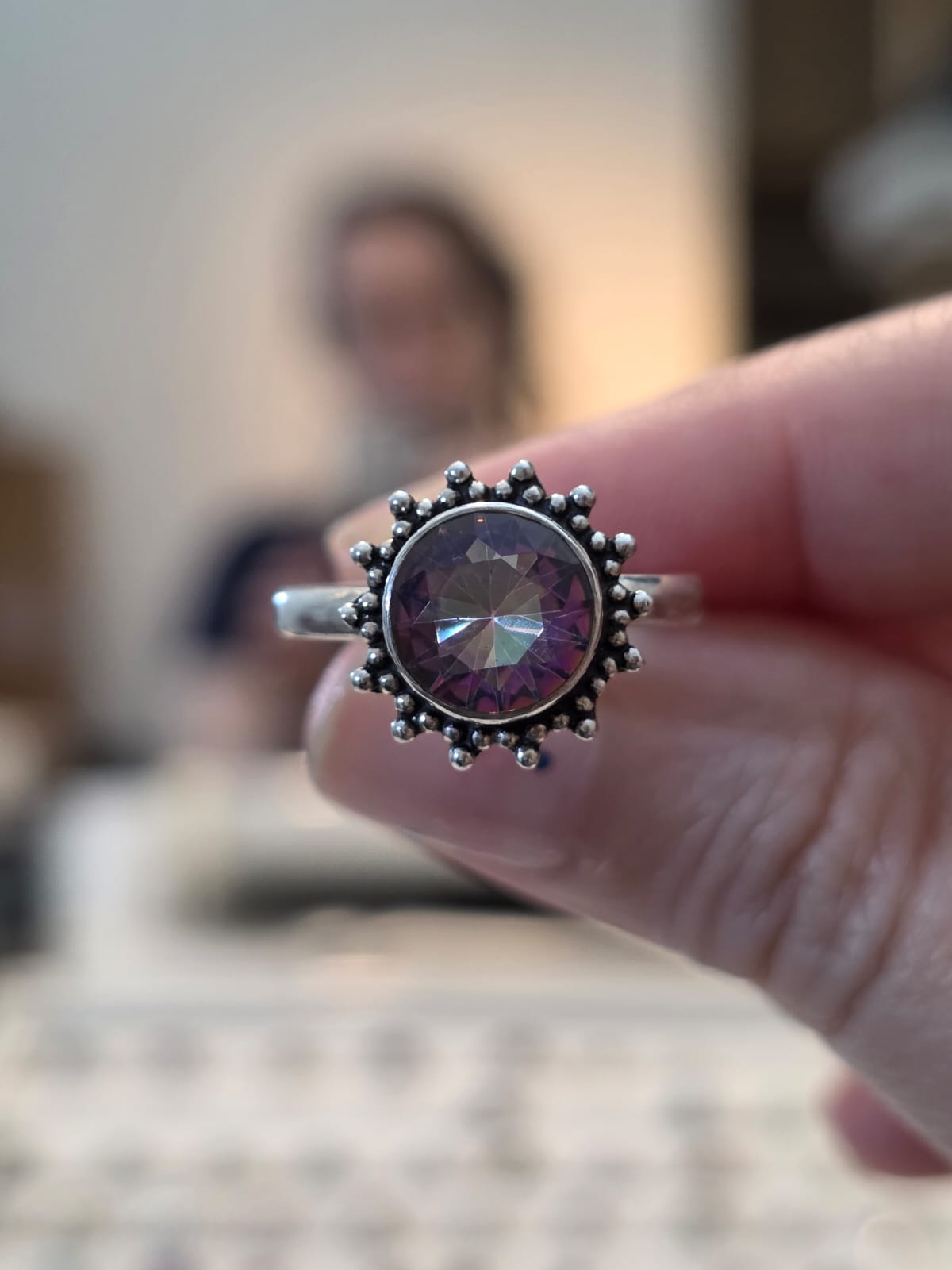 Anel em Prata 925 e Topázio Místico af392c