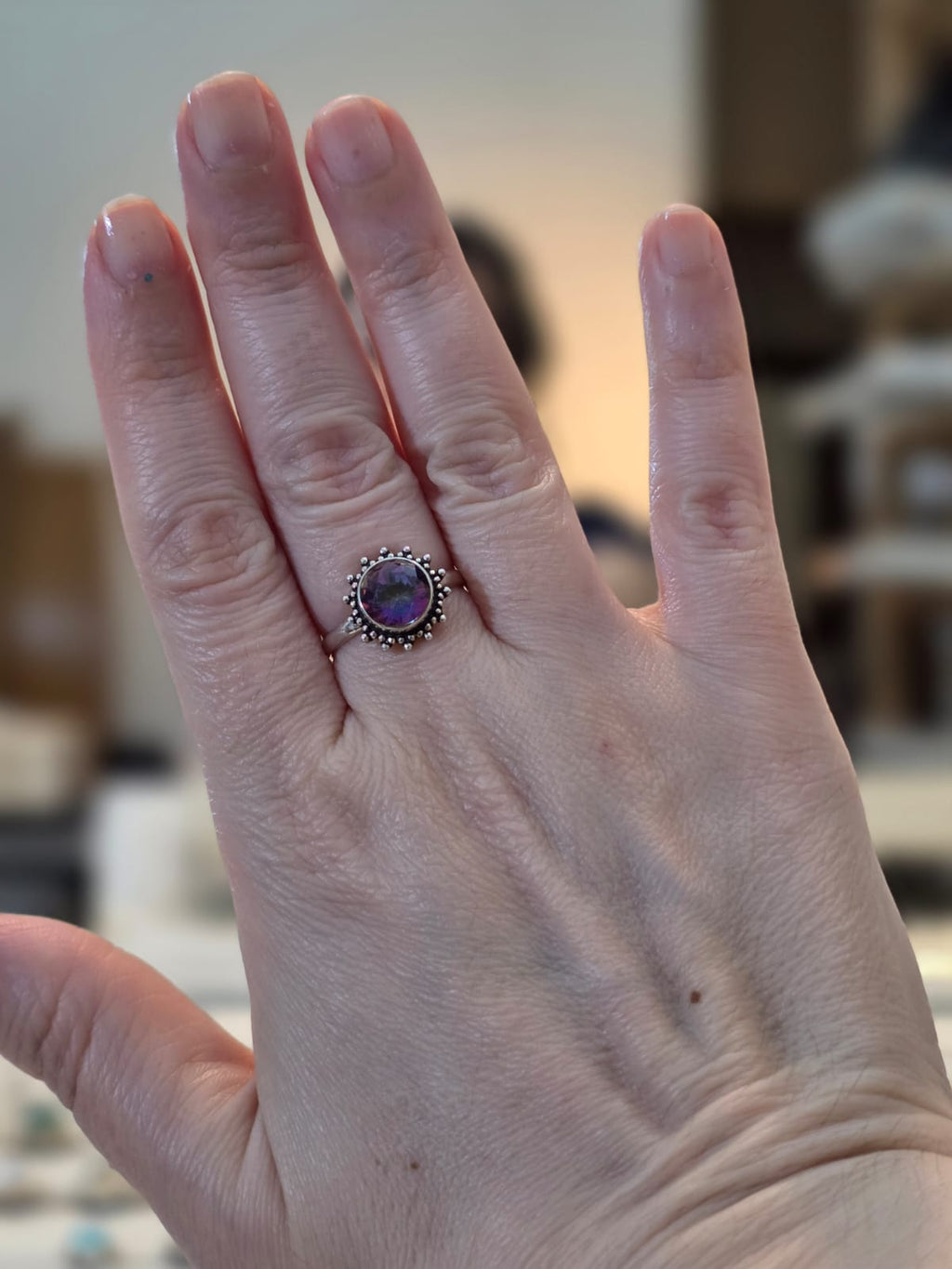 Anel em Prata 925 e Topázio Místico af392c