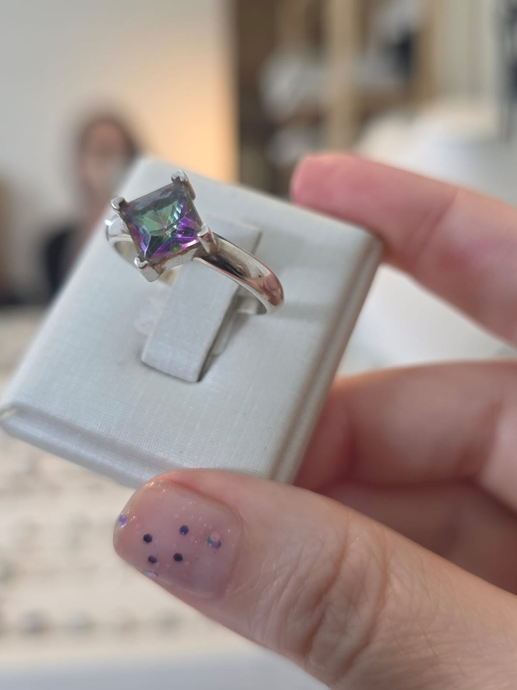 Anel em Prata 925 e Topázio Místico af500c