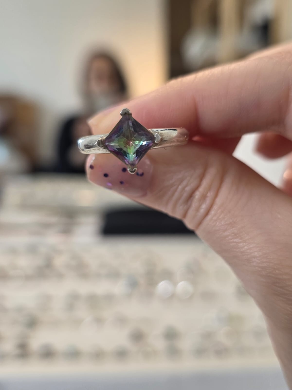 Anel em Prata 925 e Topázio Místico af500c