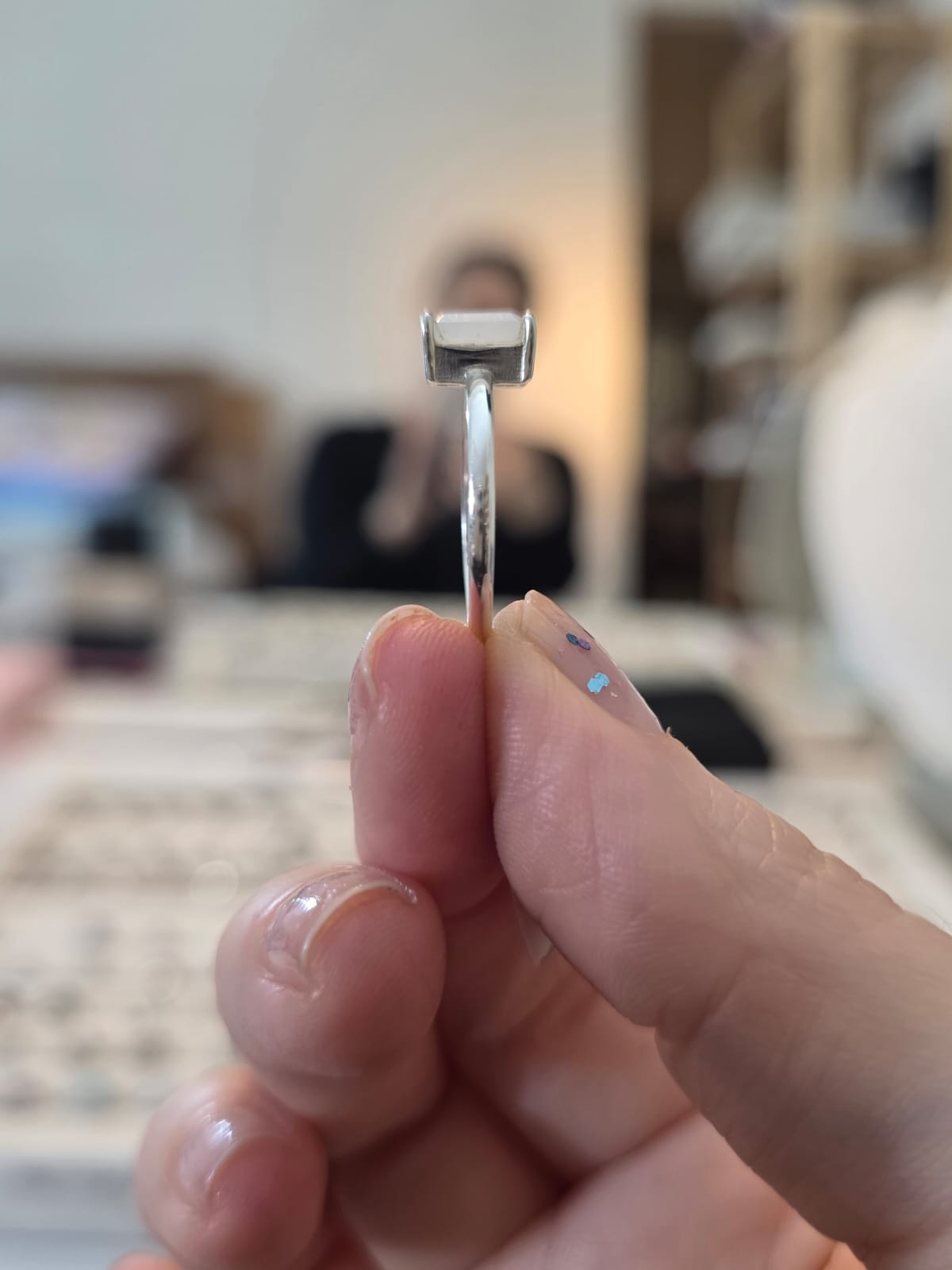 Anel em Prata 925 e Pedra da Lua af499c