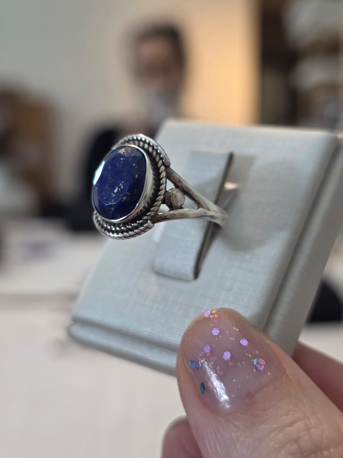 Anel em Prata 925 e Lápis Lazuli af4981