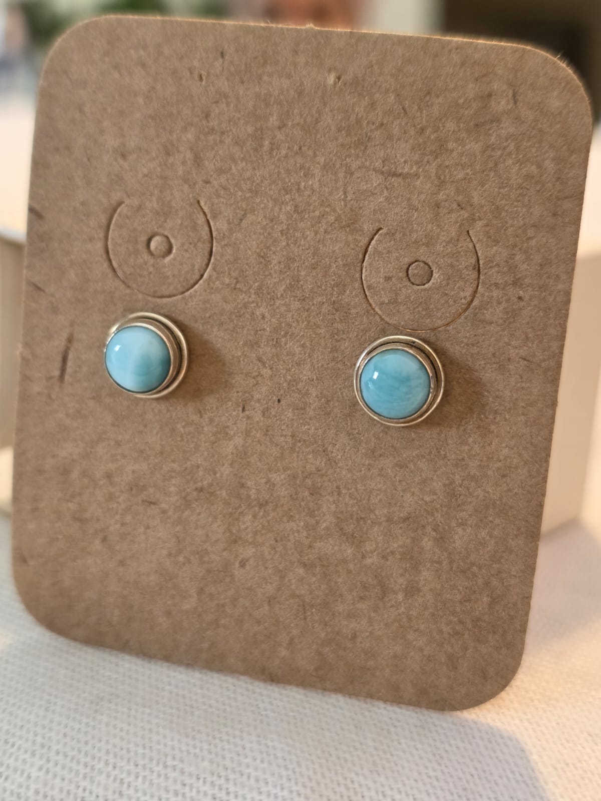 Brinco Larimar — Ref. Bf314