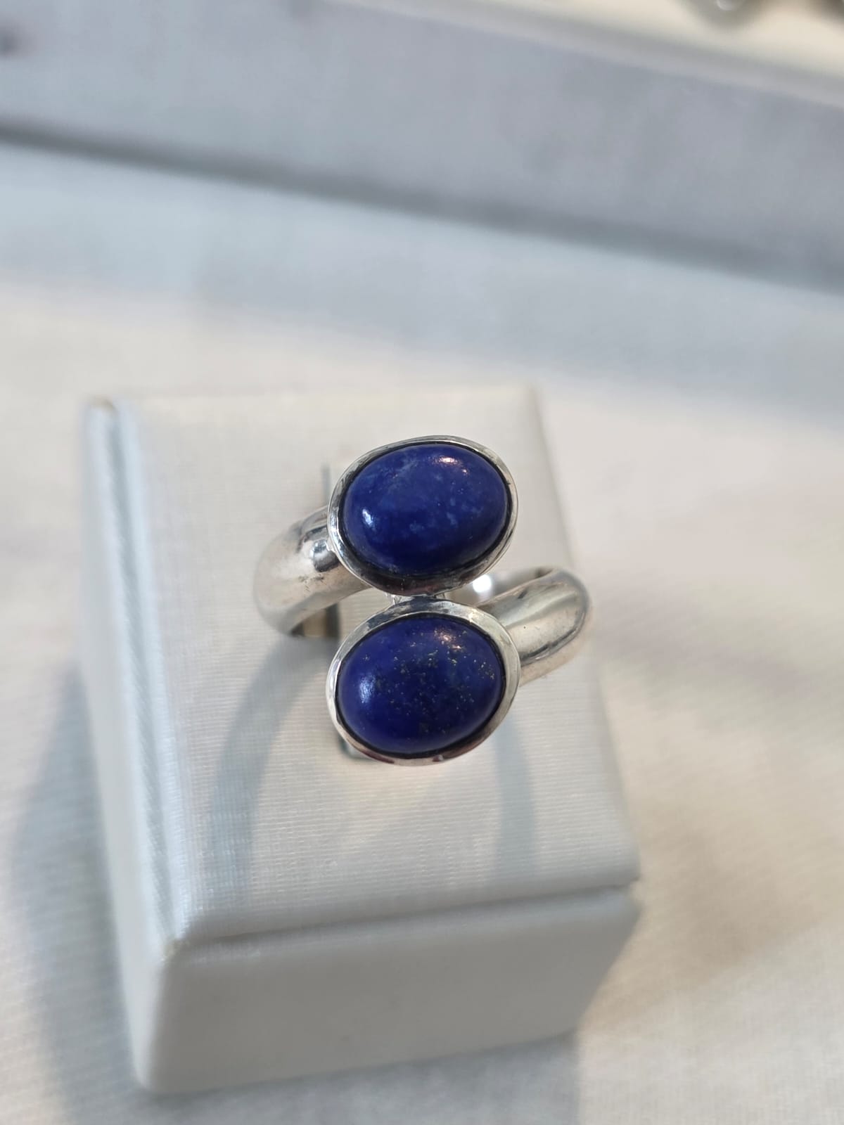 Anel em Prata 925 e Lápis Lazuli af644f