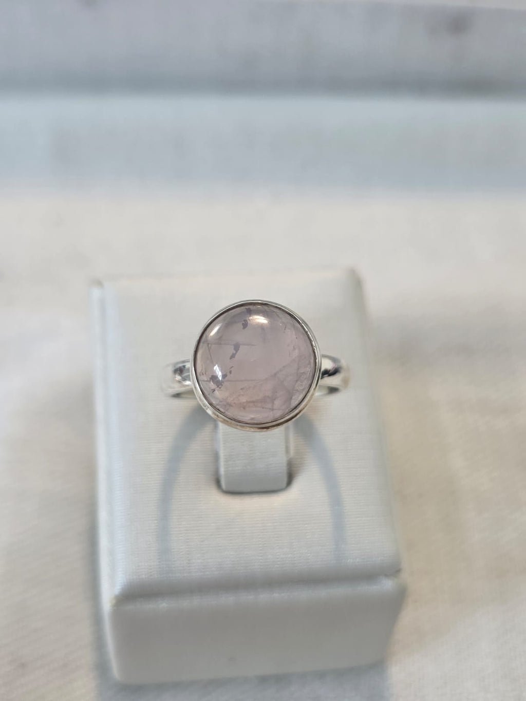 Anel em Prata 925 Quartzo Rosa af646