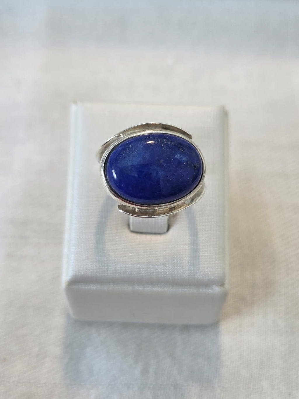 Anel em Prata 925 e Lápis Lazuli af462a