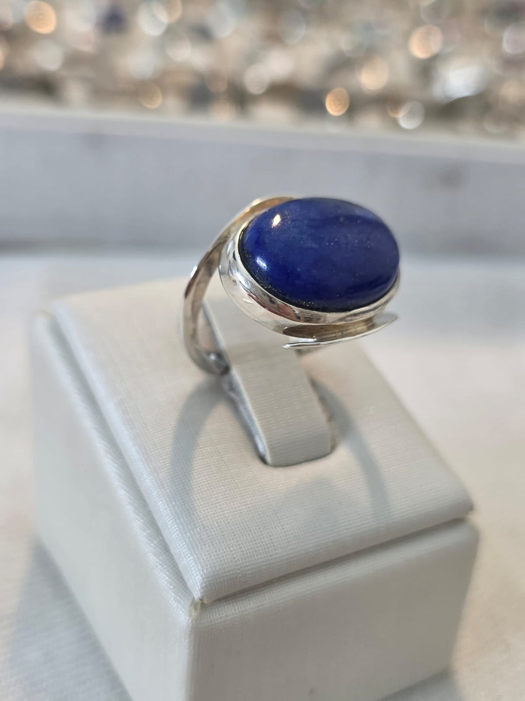 Anel em Prata 925 e Lápis Lazuli af462a