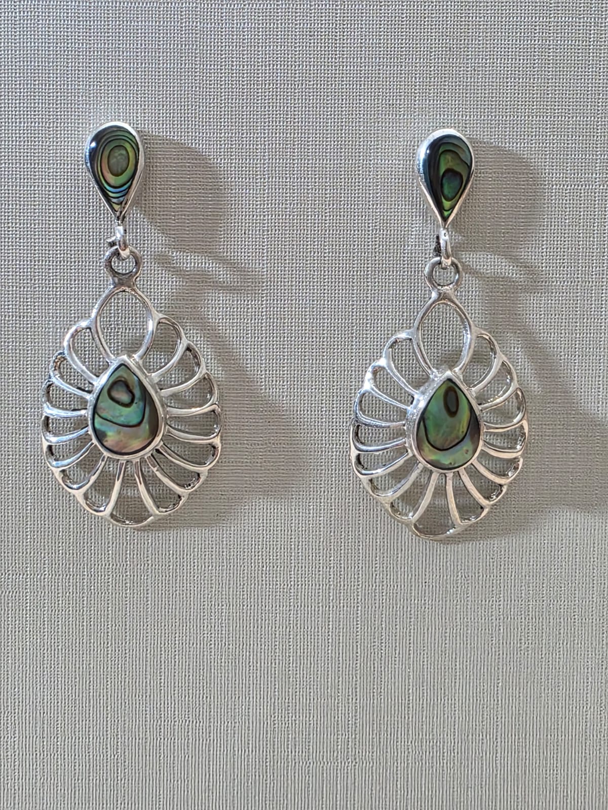 Brinco em Prata 925 e Abalone bf62