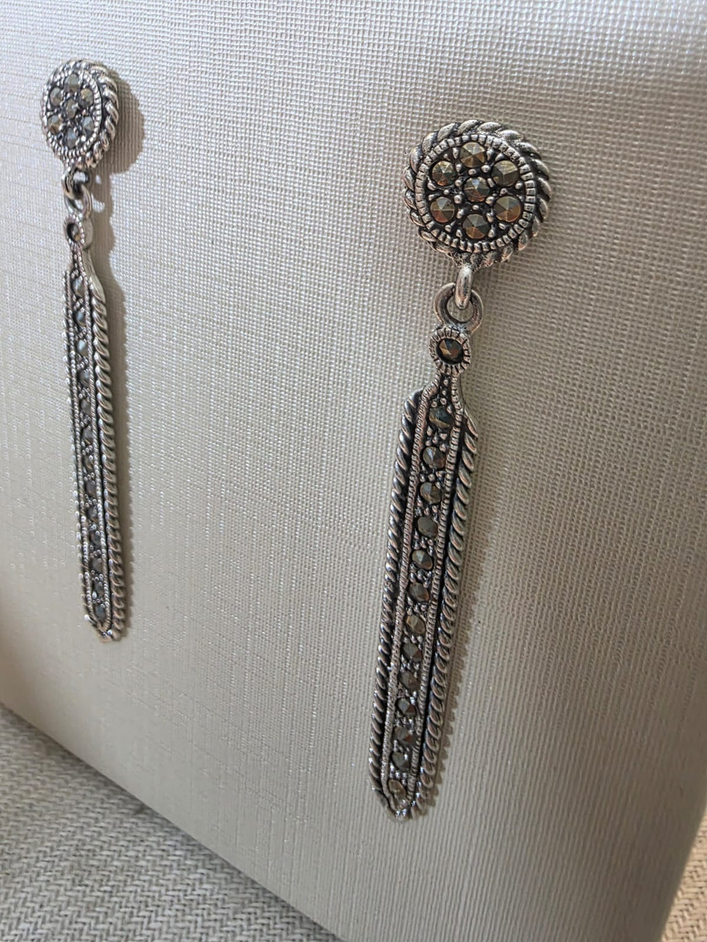 Brinco em Prata 925 e Marcassitas bf293