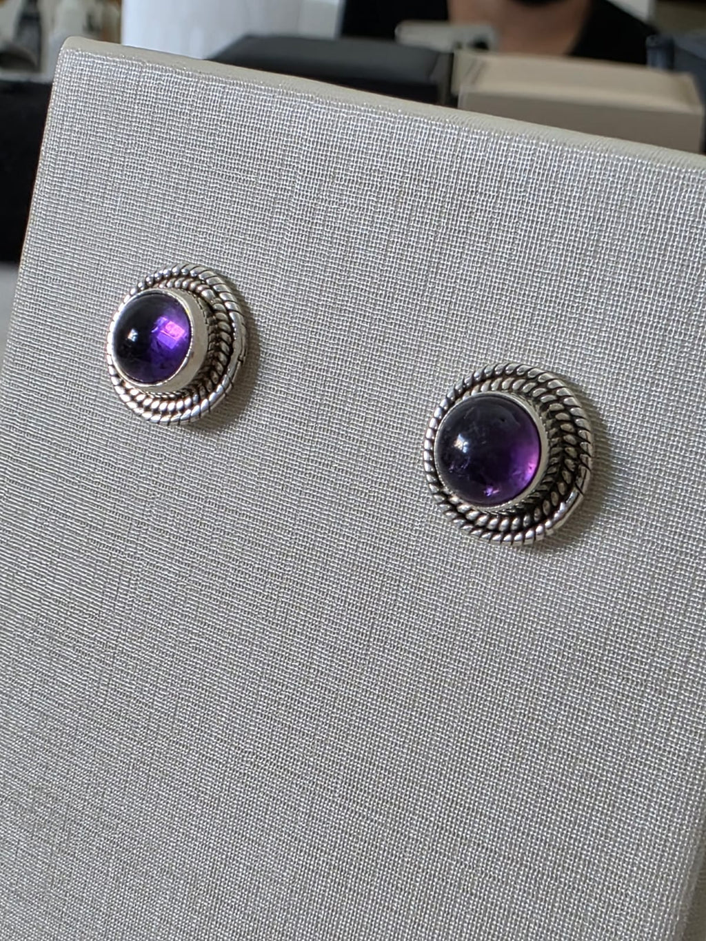 Brinco em Prata 925 e Granada bf 280