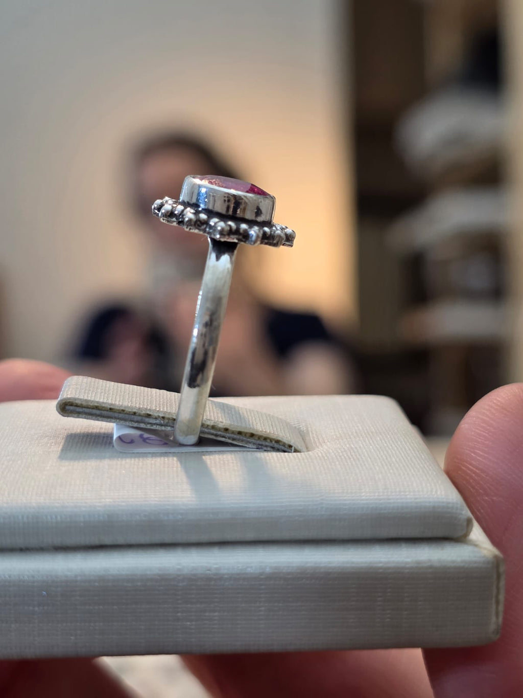 Anel em Prata 925 e Rubi af392a