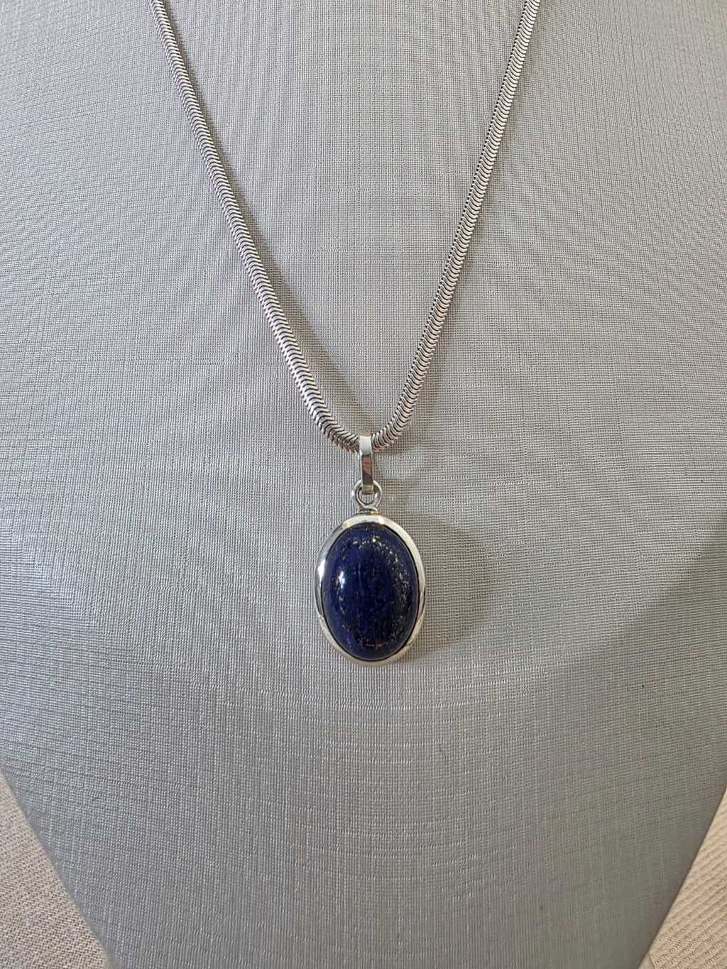 Pingente em Prata 925 e Lapis Lazuli pgt109