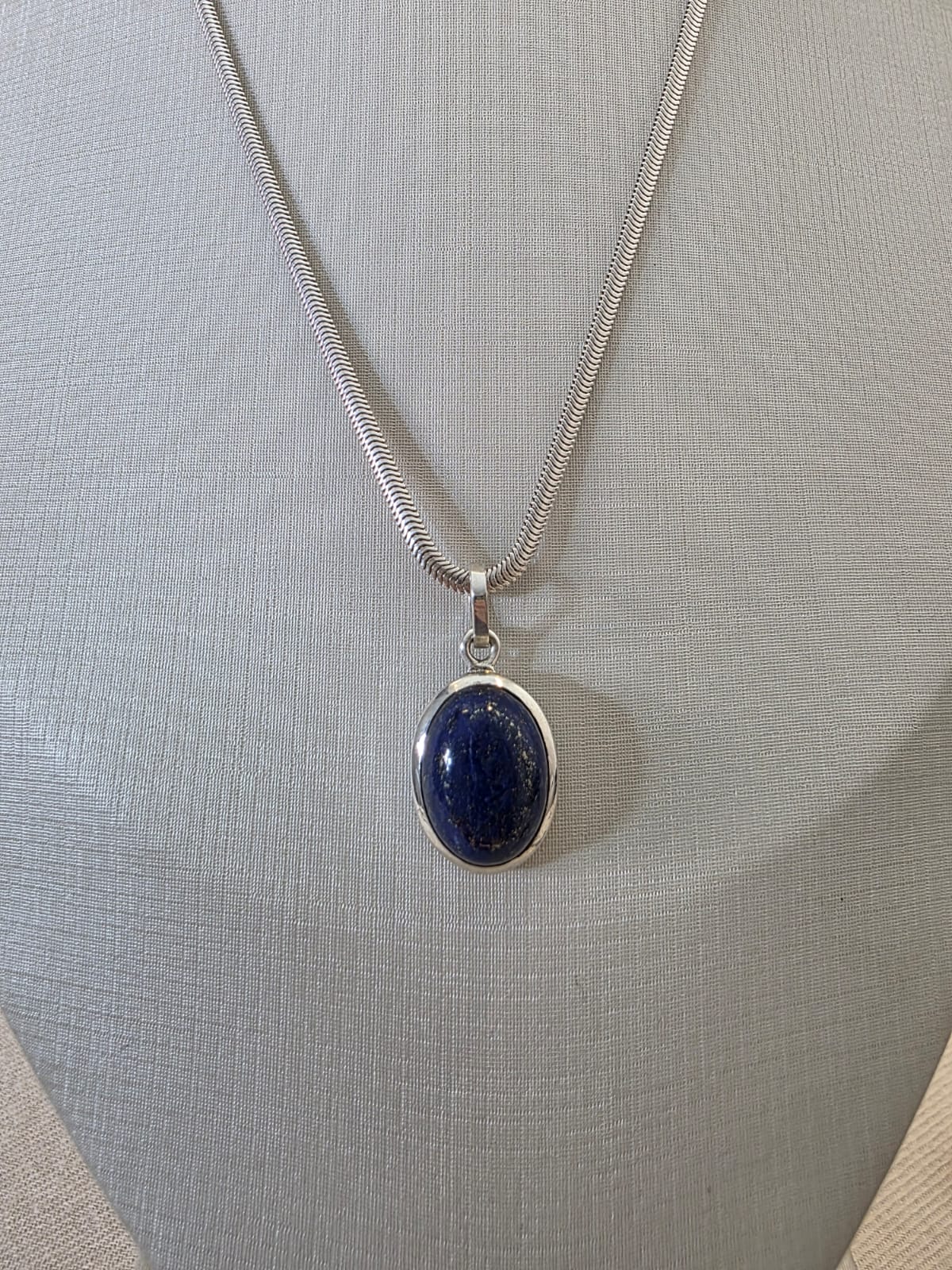 Pingente em Prata 925 e Lapis Lazuli pgt109