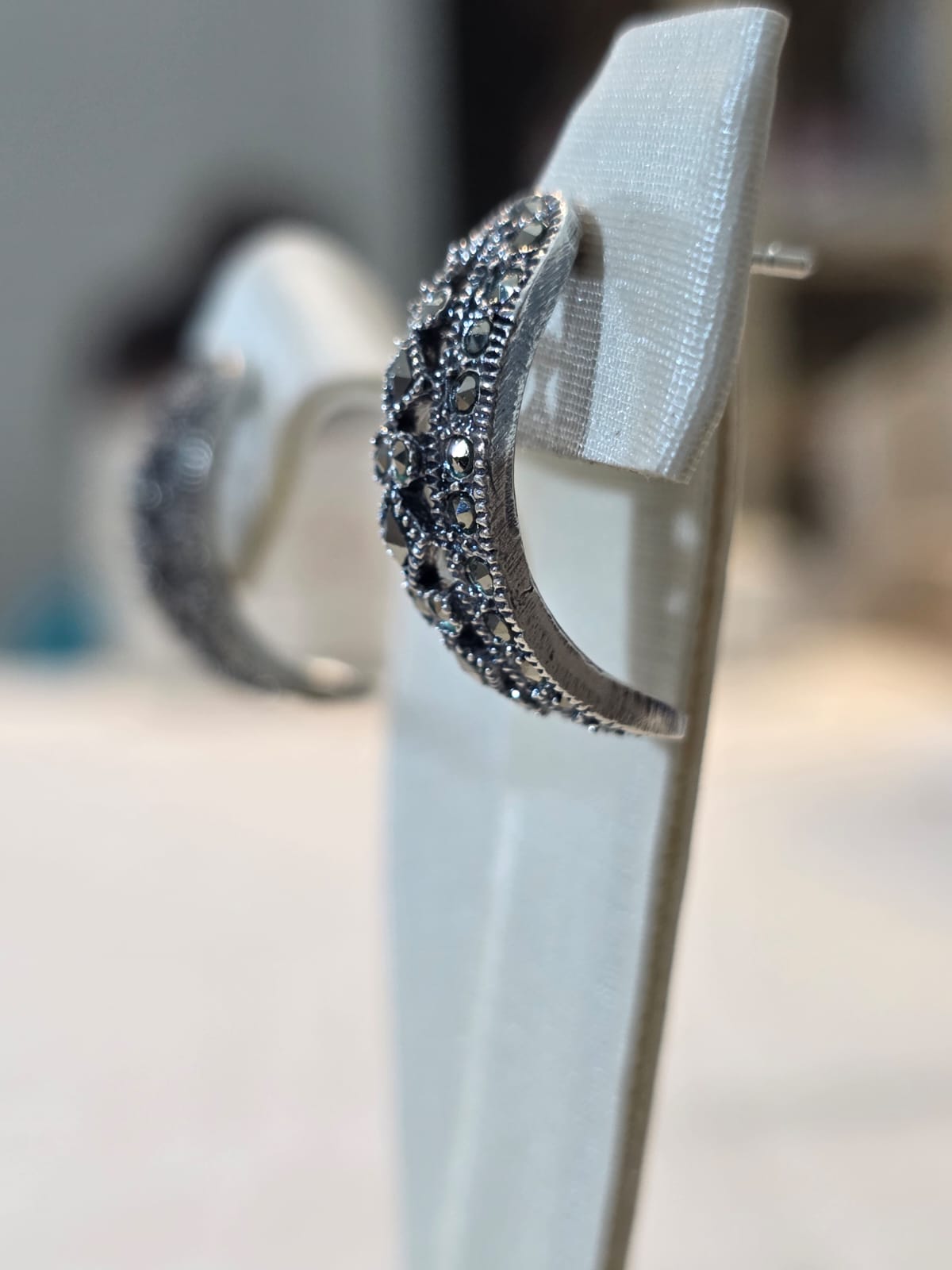 Brinco em Prata 925 e Marcassitas bf296