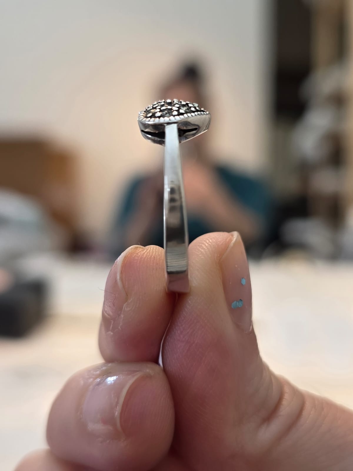 Anel Prata 925 e Marcassitas af576.