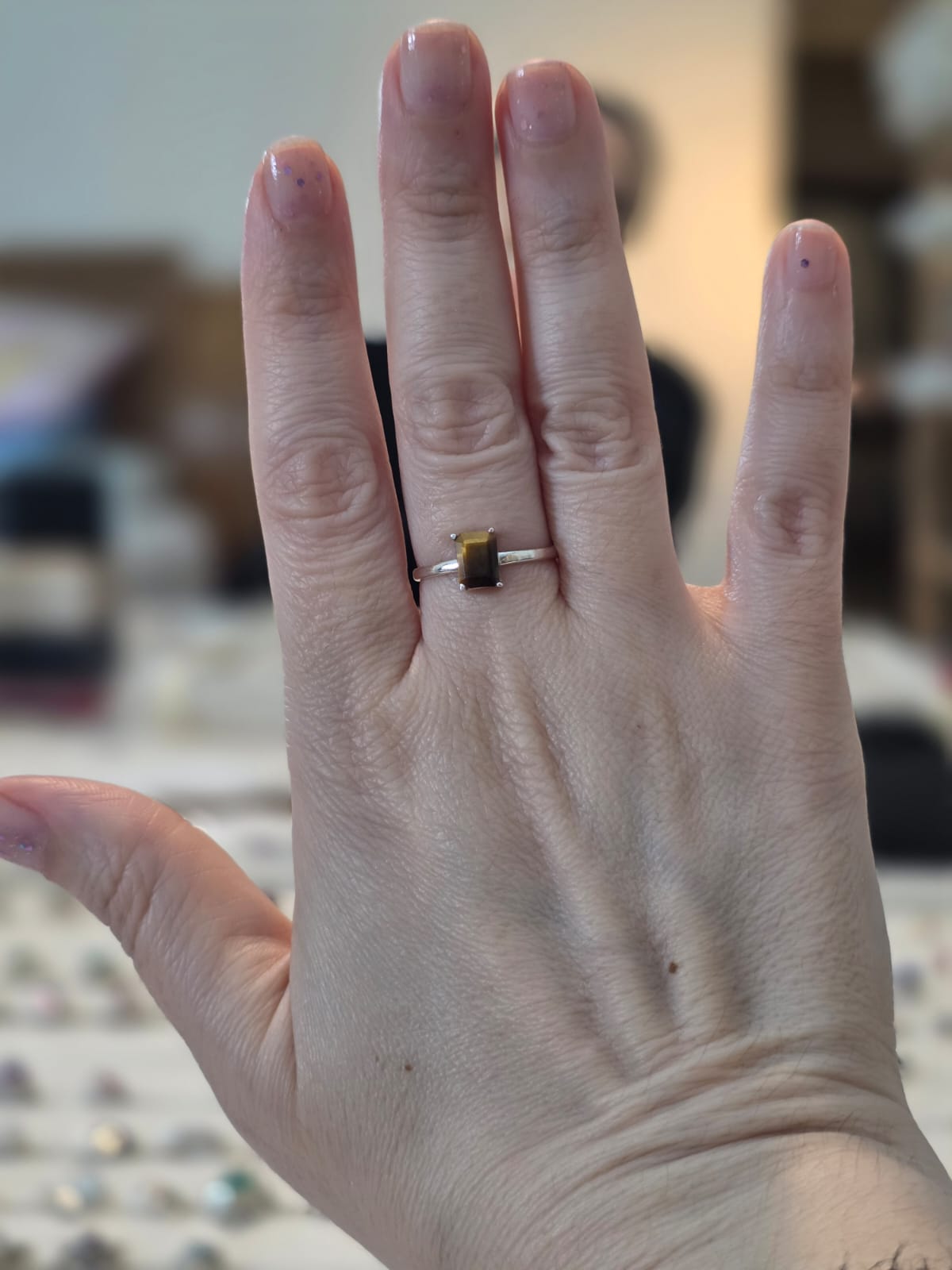 Anel em Prata 925 e Ametista af499d