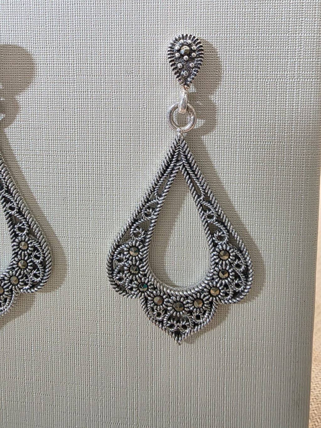 Brinco em Prata 925 e Marcassitas bf295