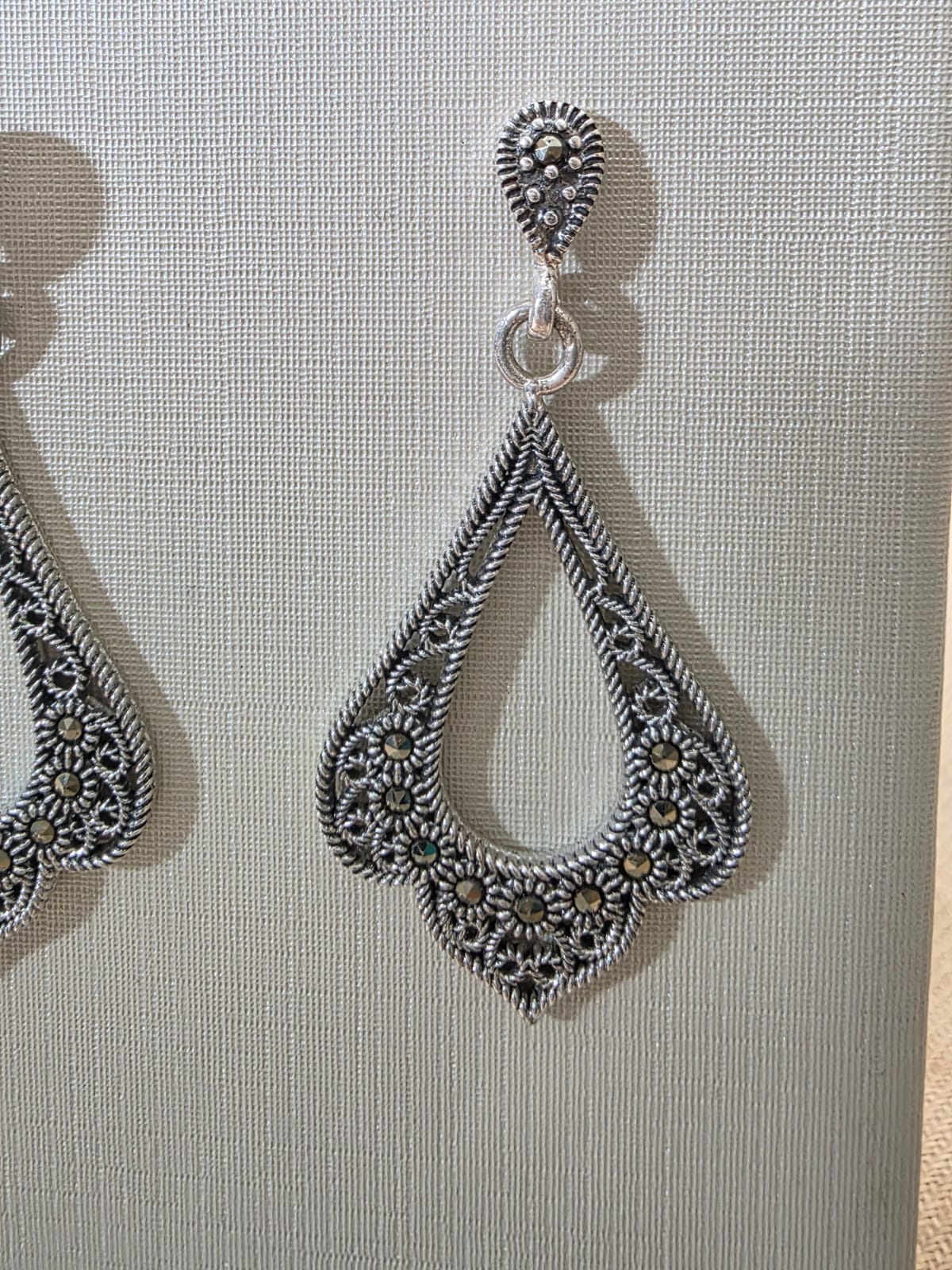 Brinco em Prata 925 e Marcassitas bf295