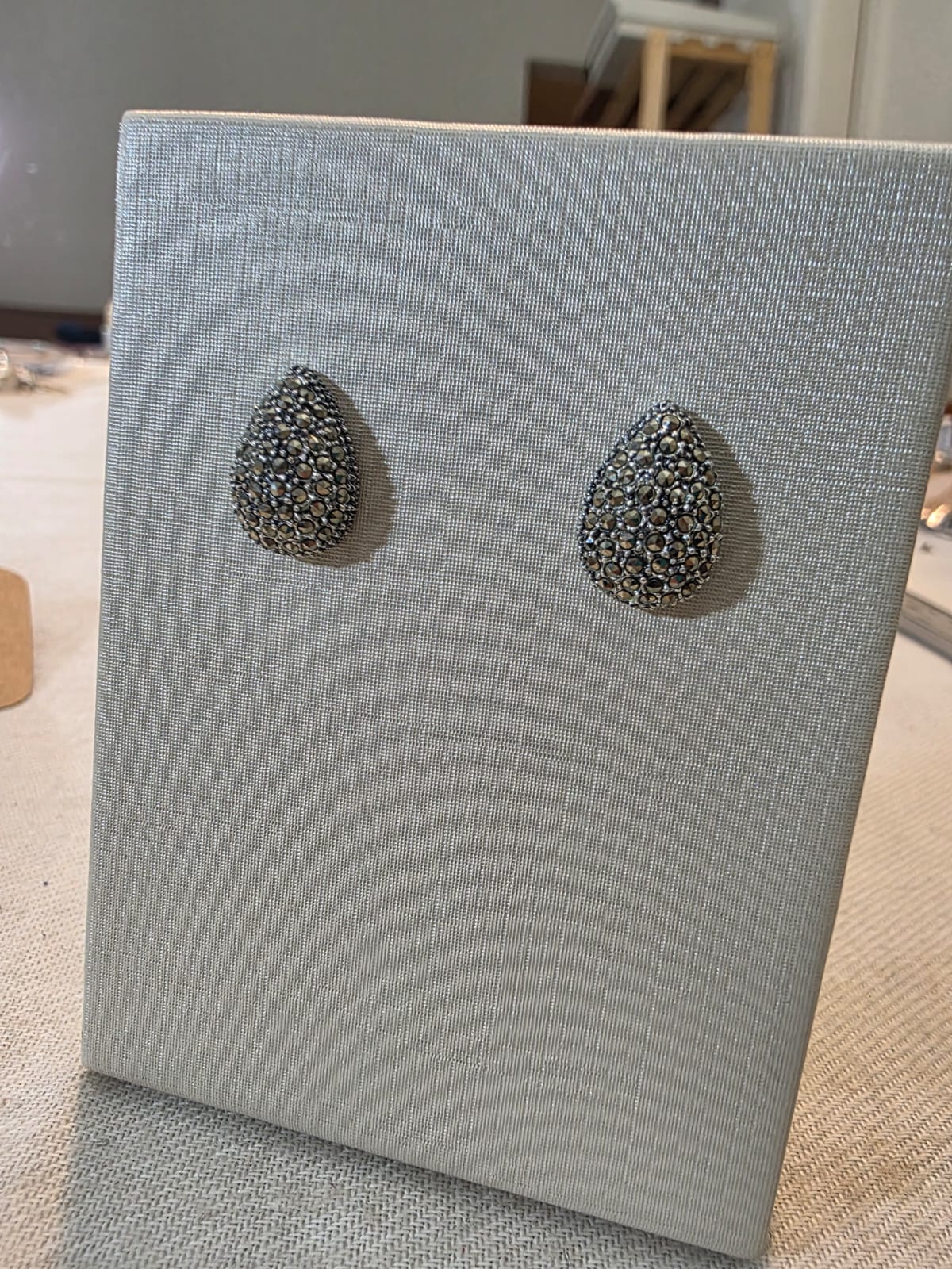 Brinco em Prata 925 e Marcassitas bf291