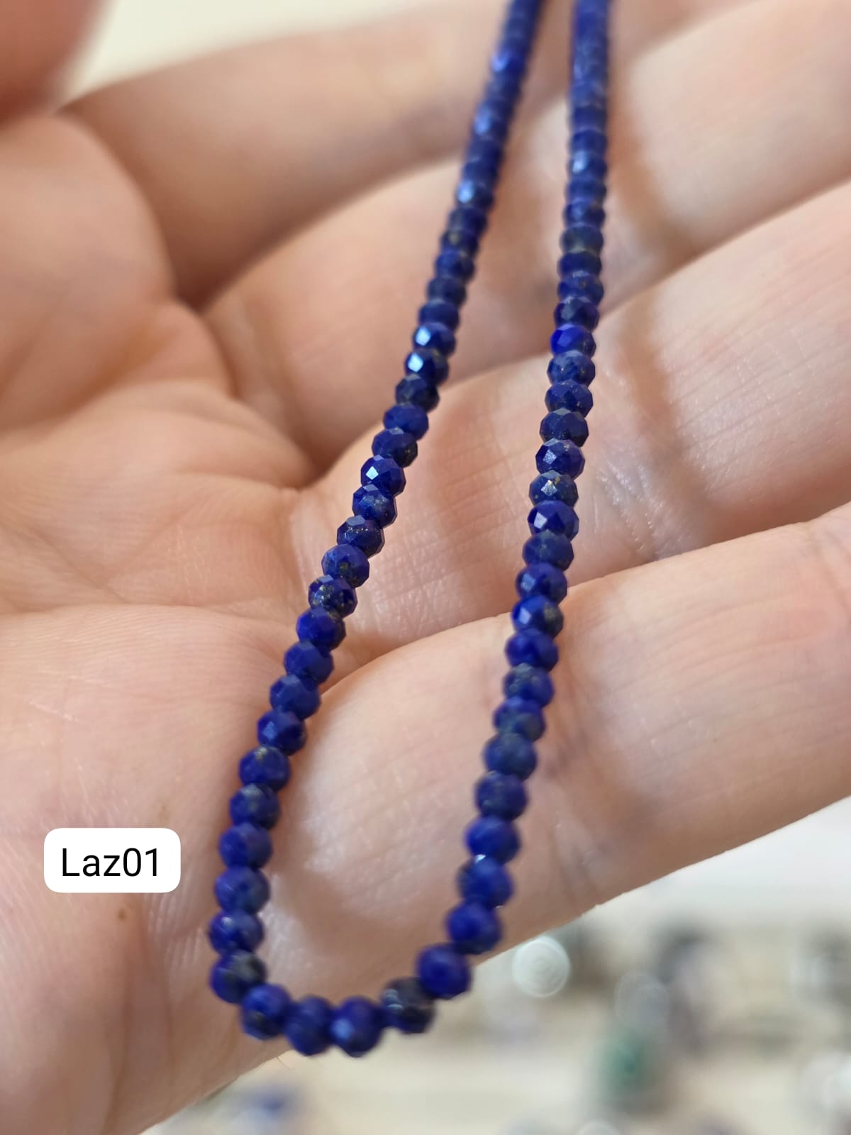 Fio de Lápis Lazuli Laz01